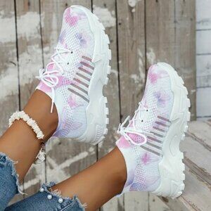 ****FREE WITH ANY PURCHASE****NWOT BUTTERFLY SLIP ON SNEAKERS Sz 37